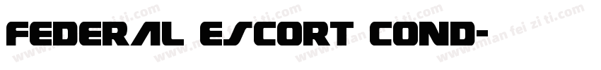 Federal Escort Cond字体转换